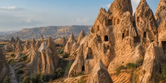 Nevşehir peri bacaları manzarası